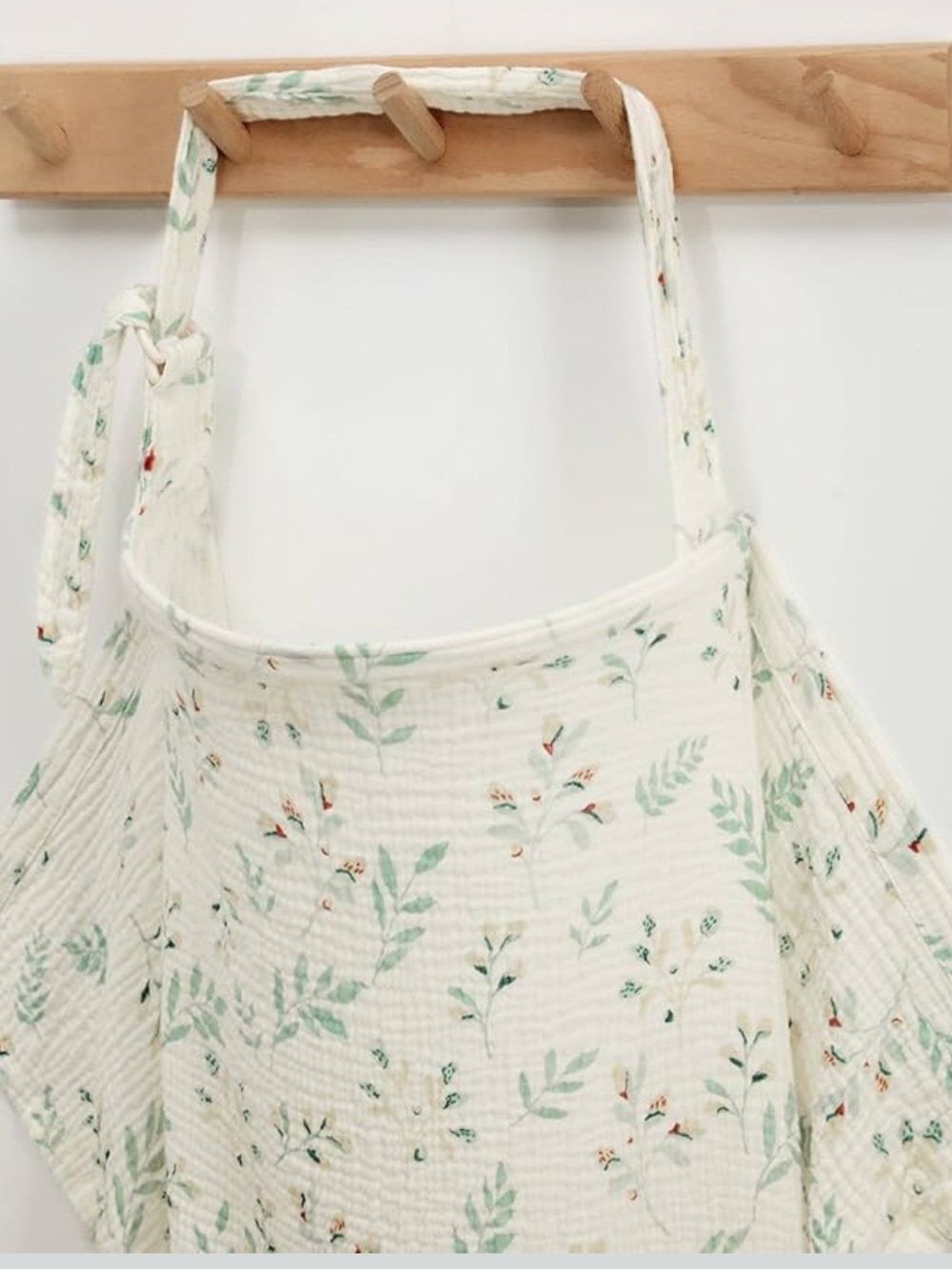 Floral and light brown Muslin breastfeeding covers